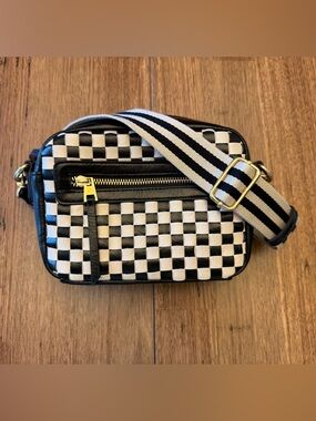 Checkered Crossbody Bag